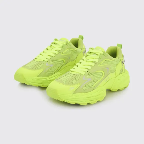 Plein Sport Pulse X Mesh and Leather Sneakers Yellow (SAFSUSC0931STE003N29)