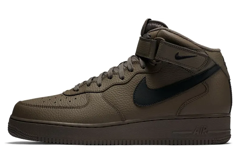 Nike Air Force 1 Mid Ridgerock Black