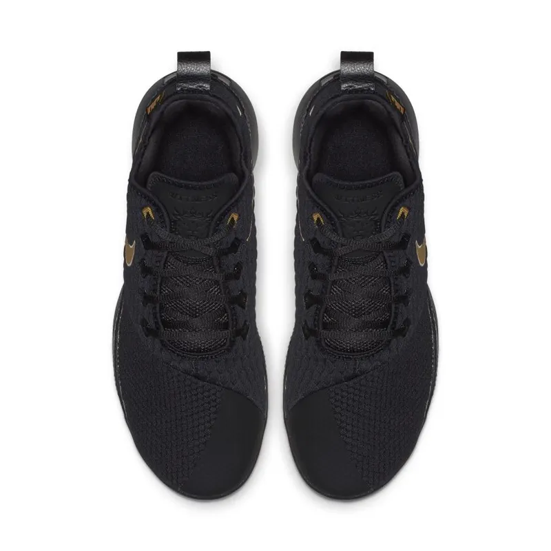 Nike LeBron Witness III Black Gold Black/Metallic Gold/Black (AO4433-003)