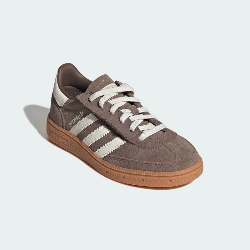 Adidas HANDBALL SPEZIAL COMFORT CLOSURE ELASTIC LACE Shoes Earth Strata / Off White / Gum (LA4008)