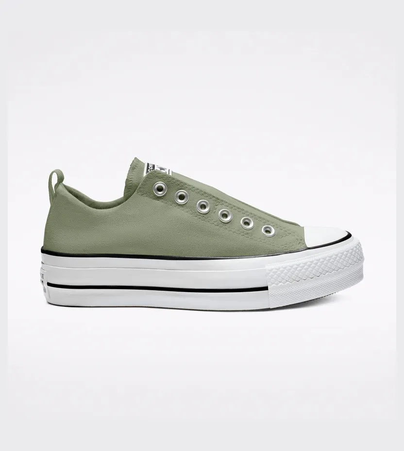 Converse Chuck Taylor All Star Platform Low Top Street Sage/white/black (569027C)