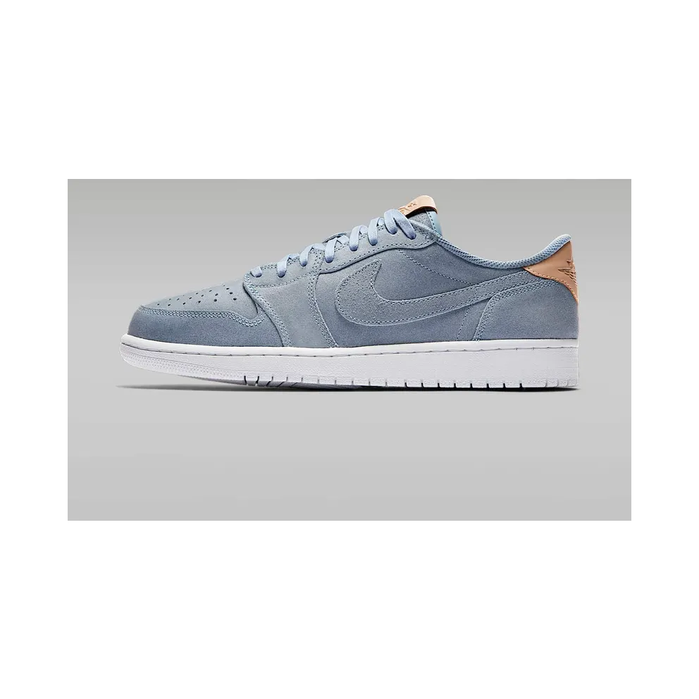 Jordan 1 Retro Low OG Ice Blue Ice Blue/Vachetta Tan-White (905136-402)
