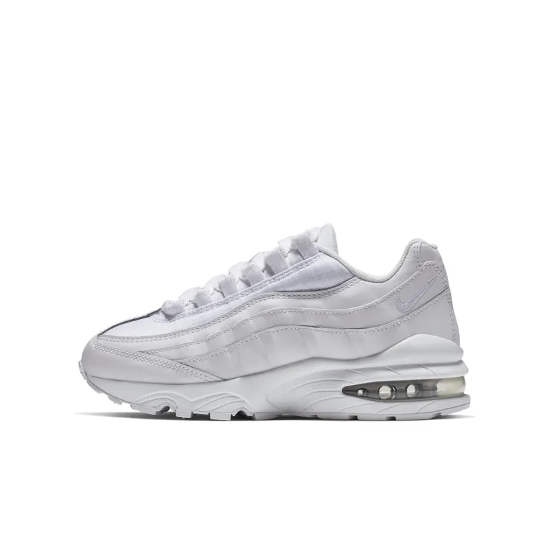 Nike Air Max 95 White Metallic Silver (GS) White/Metallic Silver (905348-104)