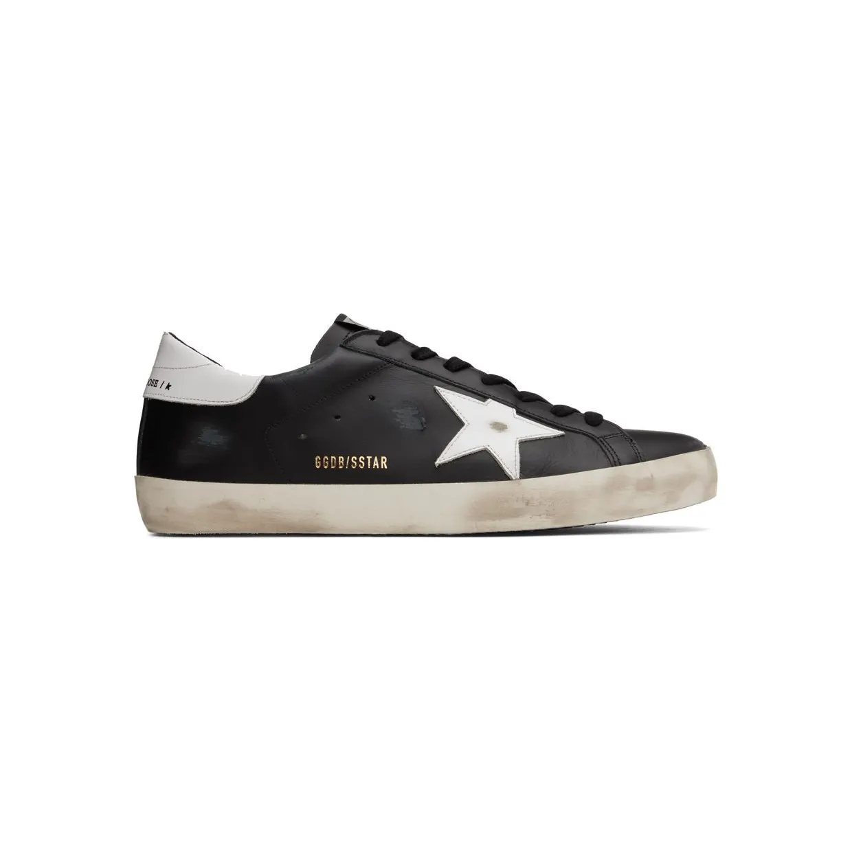 Golden Goose Super-Star Black White Leather (GMF00101F00032180203)