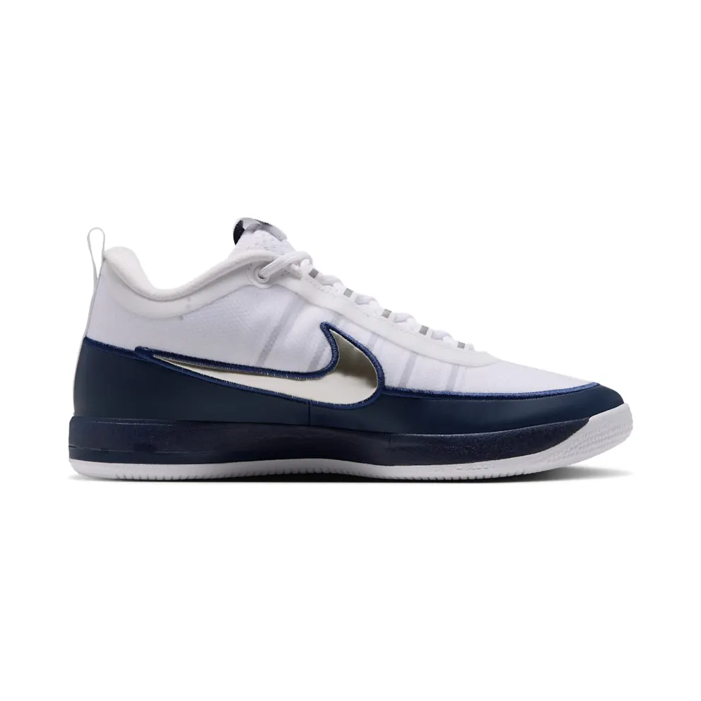Nike Book 2 – “White / Midnight Navy / Metallic Silver” (IZ2372-107)
