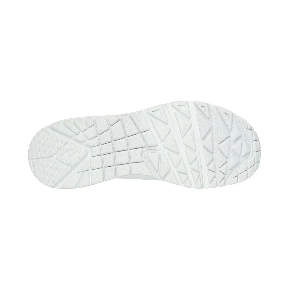 Skechers UNO – Pop Back Sneaker White/Coral