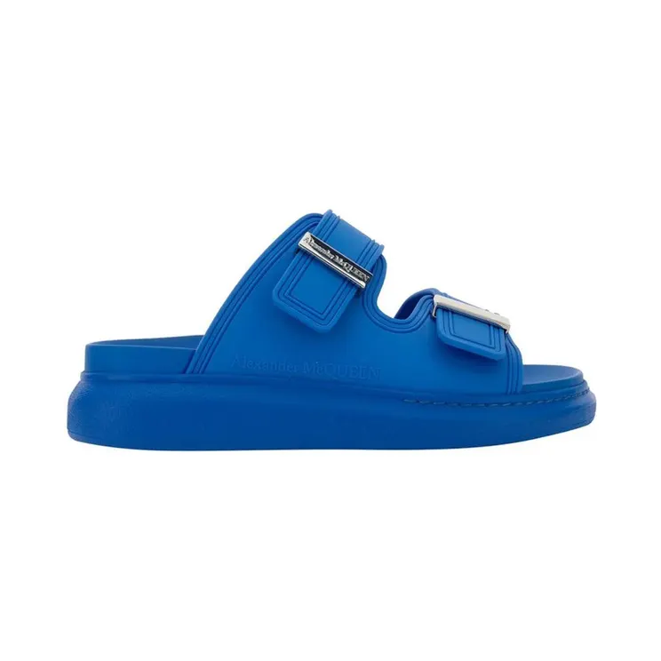 Alexander McQueen Hybrid Double Buckle Sandal Blue (658063W4Q514297)