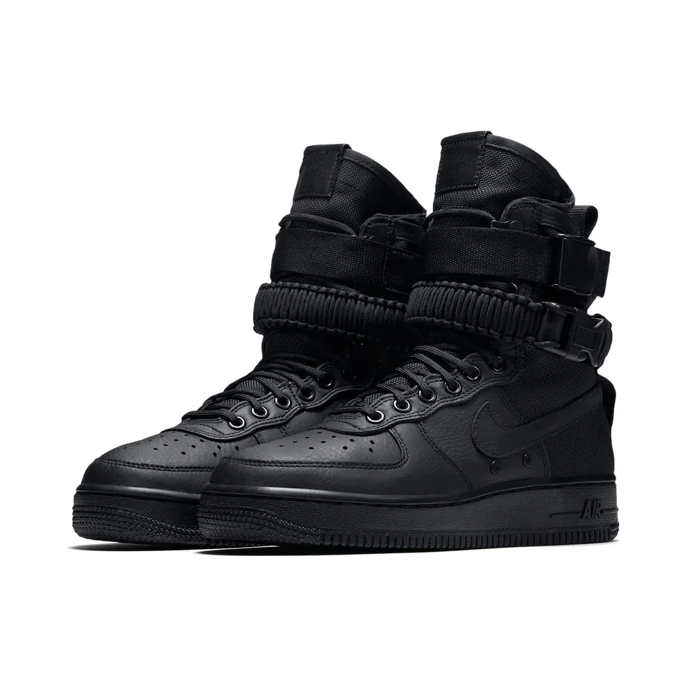 Nike SF Air Force 1 High Triple Black (W) Black/Black (857872-002)