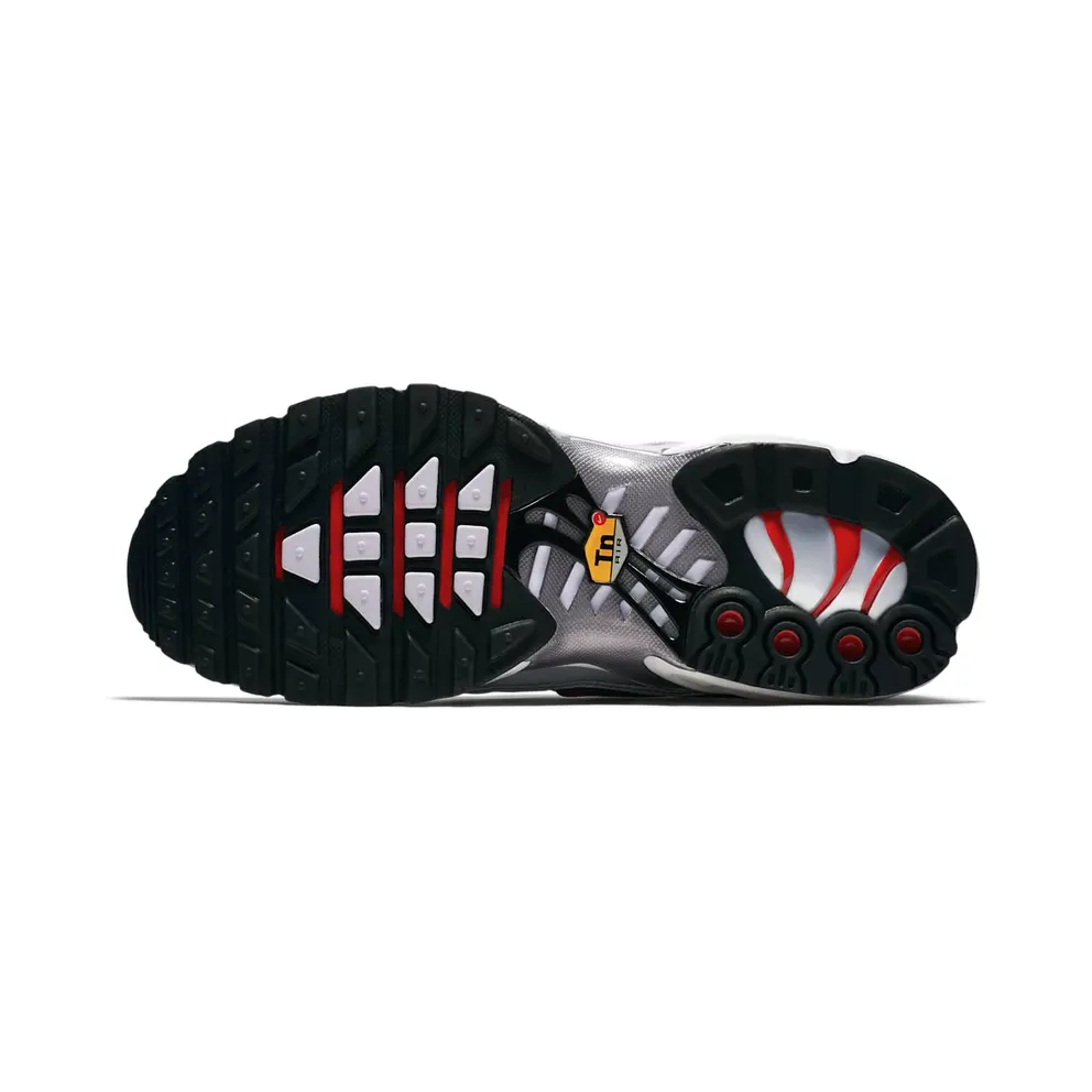 Nike Air Max Plus Silver Bullet (W) Metallic Silver/Varsity Red-Black-White (887092-001)