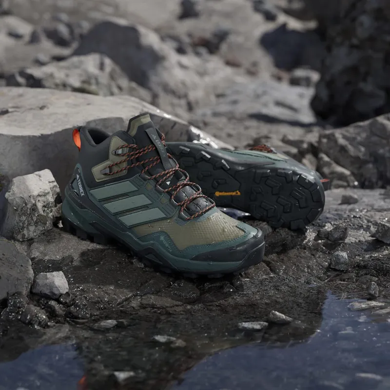 Adidas Terrex Skychaser Mid GORE-TEX Hiking Olive Strata / Silver Green / Core Black (IH2804)