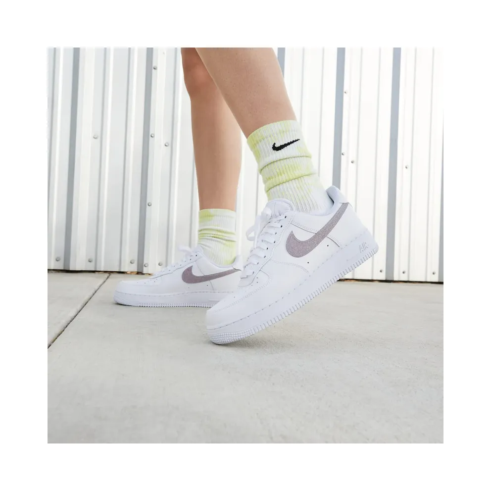 Nike Air Force 1 Low Glitter Swoosh Purple (W) (DH4407-102)