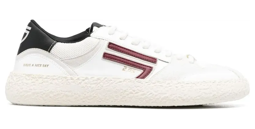 Puraai Sneakers mit Logo-Patch – Weiß (PAPAVERO)