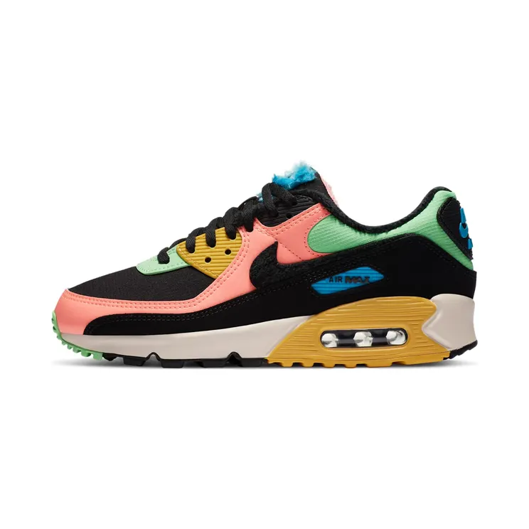 Nike Air Max 90 Atomic Pink Solar Flare (W) “Atomic Pink / Laser Blue / Solar Flare / Black” (CT1891-600)