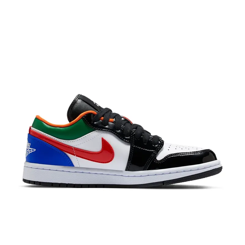 Air Jordan WMNS 1 Low Multi-Color Black Toe (2020) (CZ4776-101)