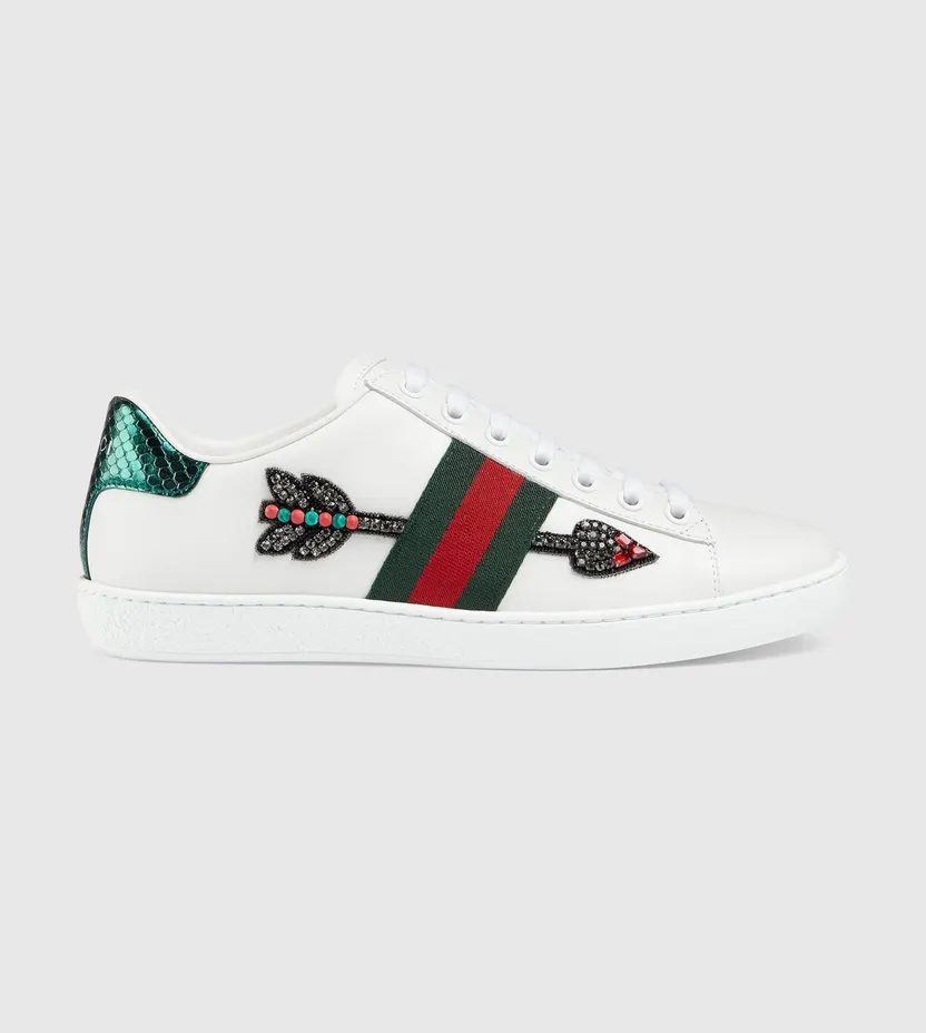 Gucci Ace Embroidered Arrow (454551 02JP0 9064)
