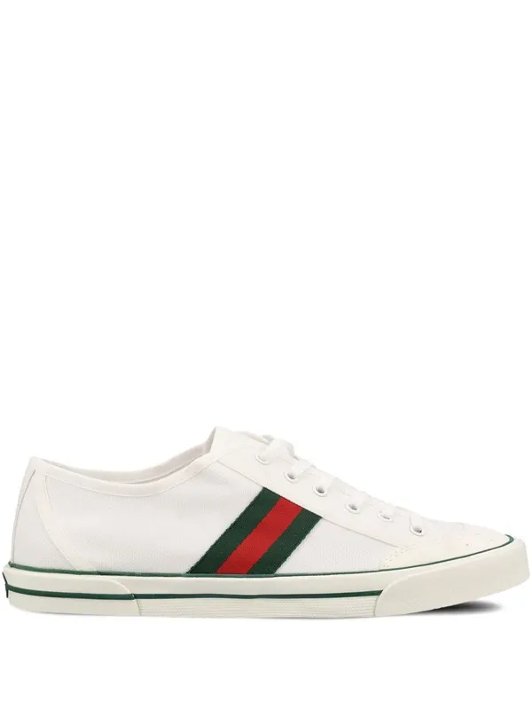 Gucci Tennis 1977 Sneaker White Canvas Web (854436-FAFS4-9074)
