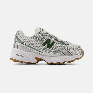 New Balance 740 Bungee Lace Silver Metalic Dark Alpine Green (IZ740SF)