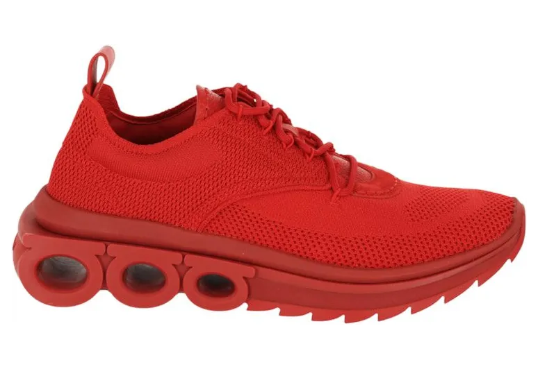Ferragamo Nima Knit Sneakers Red (021285-760861-M)