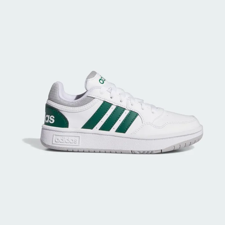 adidas Hoops “Cloud White / Collegiate Green / Grey Two” (IG3830)