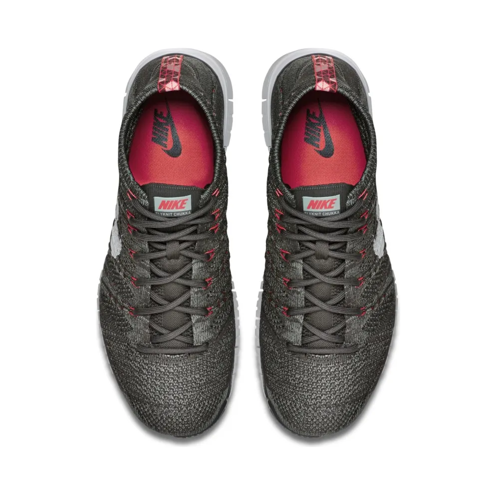 Nike Free Flyknit Chukka Midnight Fog Mica Green (639700-003)