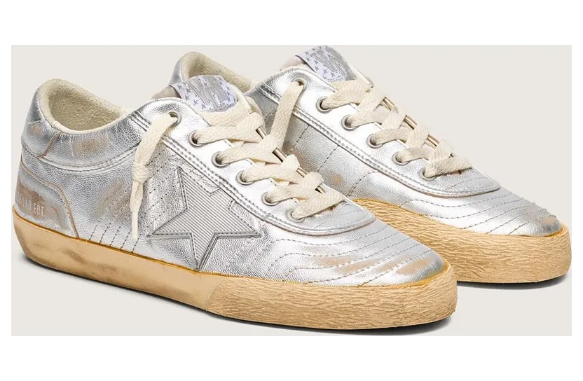 Golden Goose Super-Star Lab In Metallic Nappa With Silver Tpu Star (GWF00942.F007816.70100) (2)