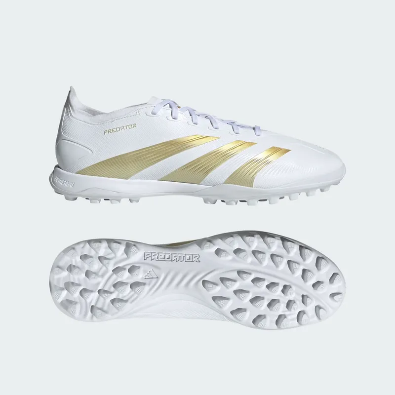 adidas Predator League Turf Cloud White Gold Metallic Sandy Beige Met (IF6378)