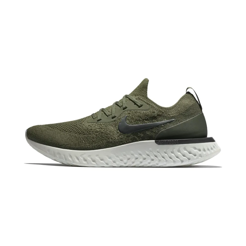 Nike Epic React Flyknit Cargo Khaki Cargo Khaki/Black-Camper Green (AQ0067-300)