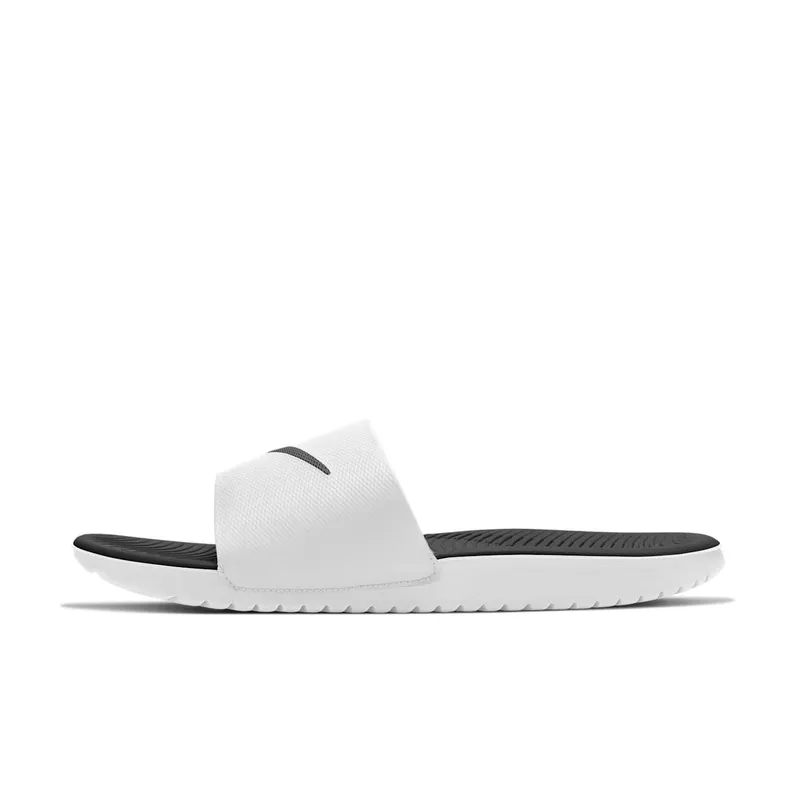 Nike Kawa Slide White Black White/Black (832646-100)