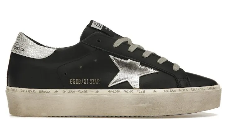 Golden Goose Hi-Star Black Silver (GWF00118.F000328.90179)