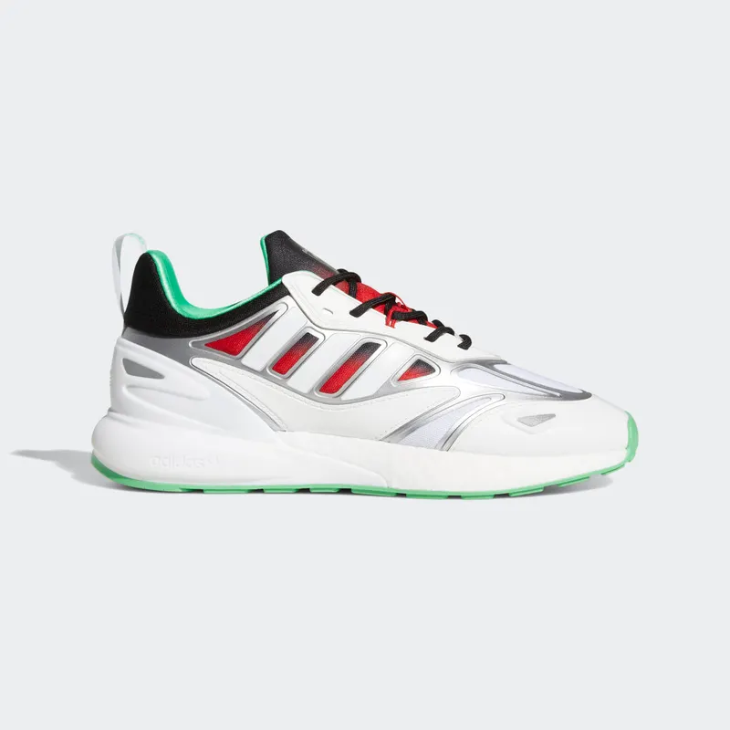 adidas Gamora ZX 2K Boost Silver Metallic / Cloud White / Scarlet (GX1205)
