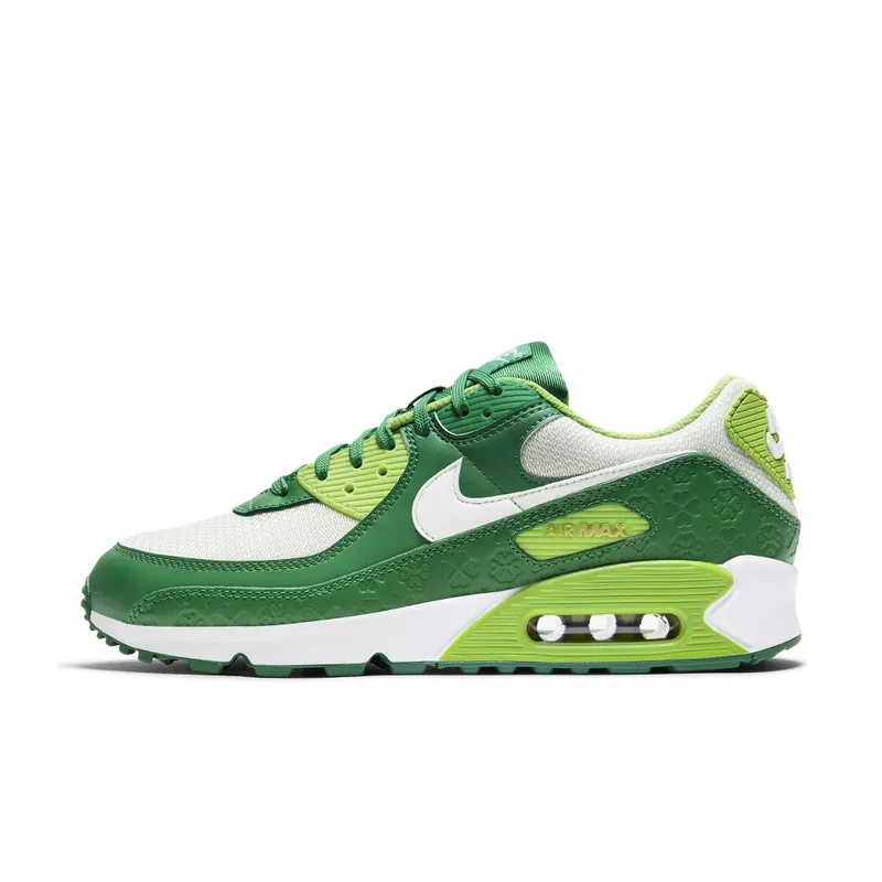 Nike Air Max 90 St Patricks Day (2021) – “White / Green-gold” (DD8555-300)