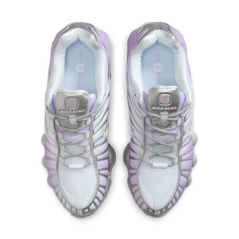 Nike Shox Metallic Platinum/Flat Silver/Hydrangeas/White (HV2520-002)