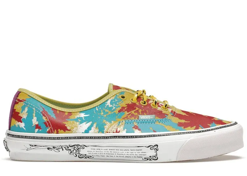 Vans Vault UA OG Authentic LX Aries Weed Leaf Yellow (VN0A4BV99QW1)