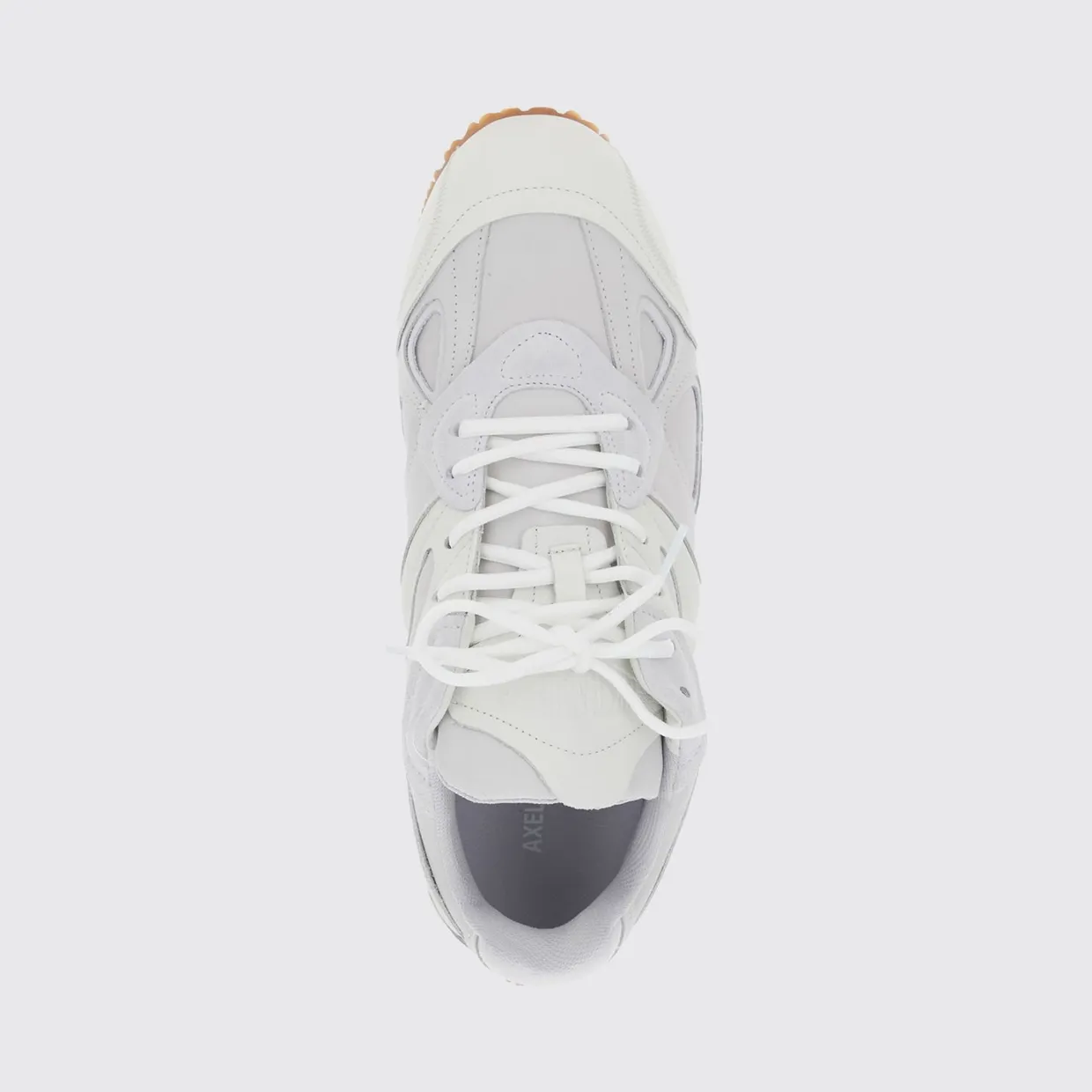 Axel Arigato Slow Runner Two-Tone Leather and Suede Sneakers White (F3924002) (3)