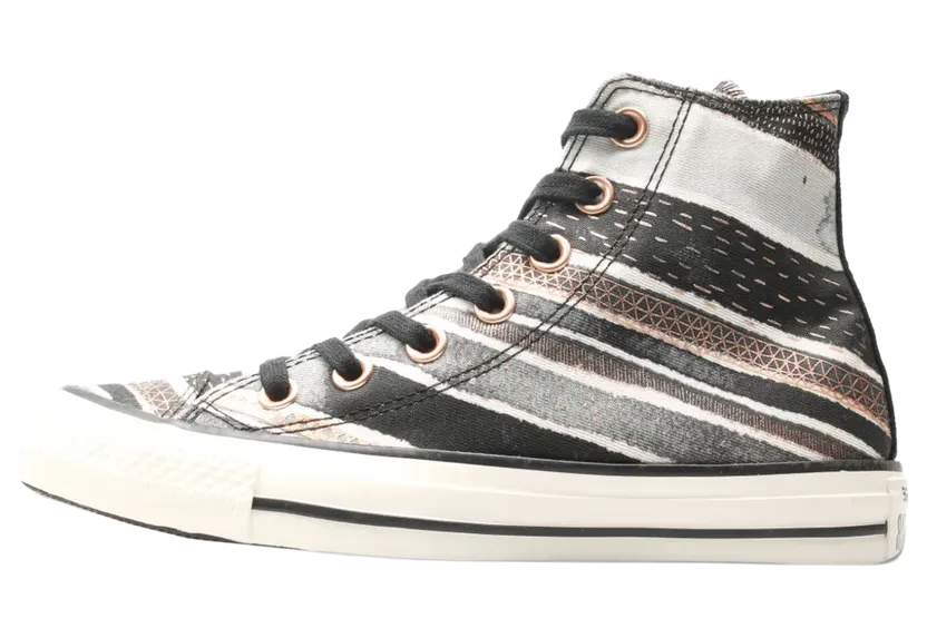 Converse Chuck Taylor All-Star Hi Festive Stripe Black Dolphin (W) (551564C)