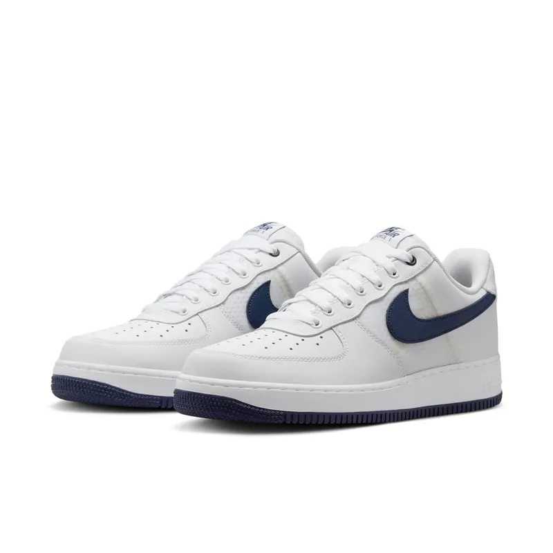 Nike Air Force 1 Low ’07 LV8 SE “Mesh Tape White Midnight Navy” (IH4462-100)