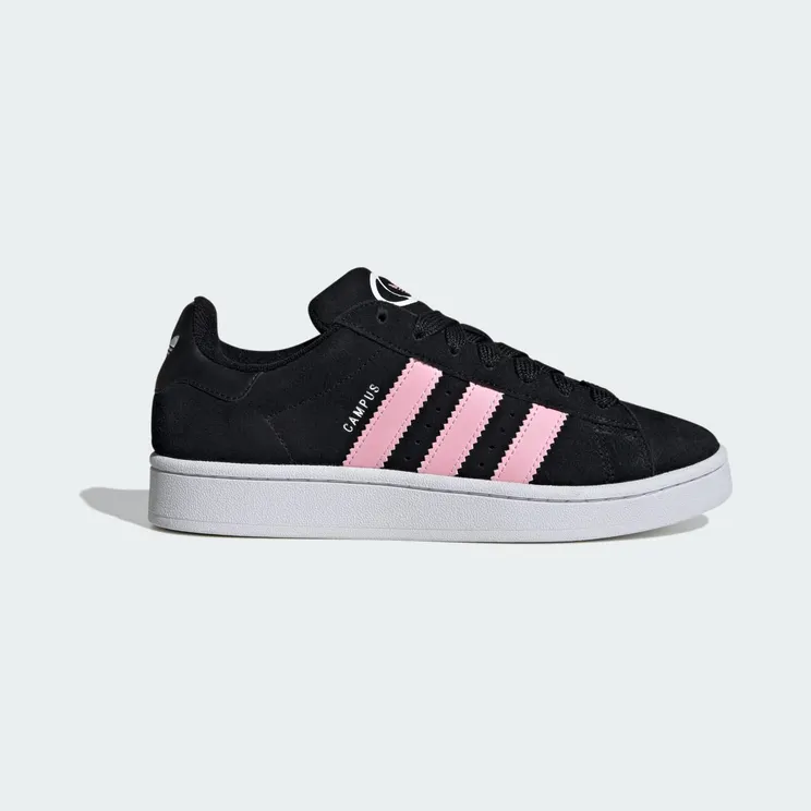 adidas Campus 00s in True Pink: zwart als basis, roze als accent