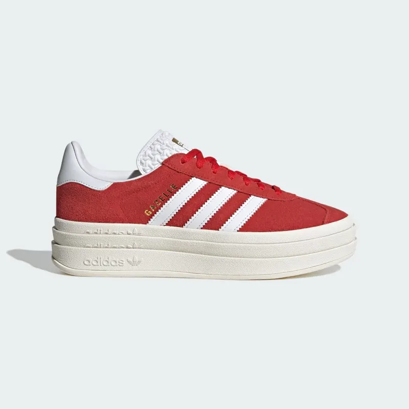 Adidas Gazelle Bold Red / Cloud White / Gold Metallic (ID6990)