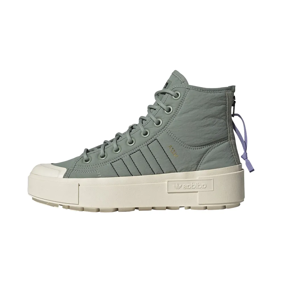 adidas Nizza Bonega X Schuh Silver Green / Core Black / Light Purple (HQ6042)