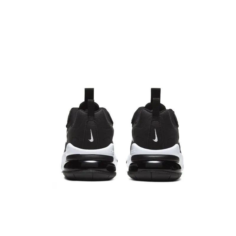 Nike Air Max 270 React Black (GS) Black/Black/White (BQ0103-009)