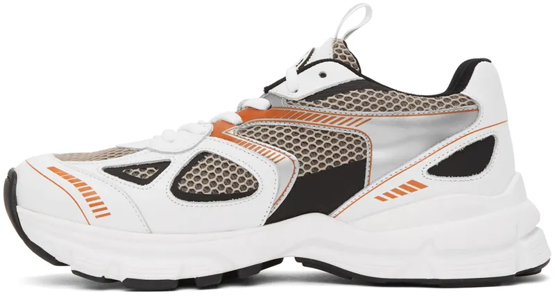 Axel Arigato White & Orange Marathon HD (33013)