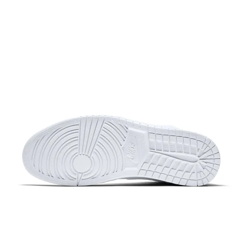 Jordan 1 Mid White/Pure Platinum White/Pure Platinum (554724-104)