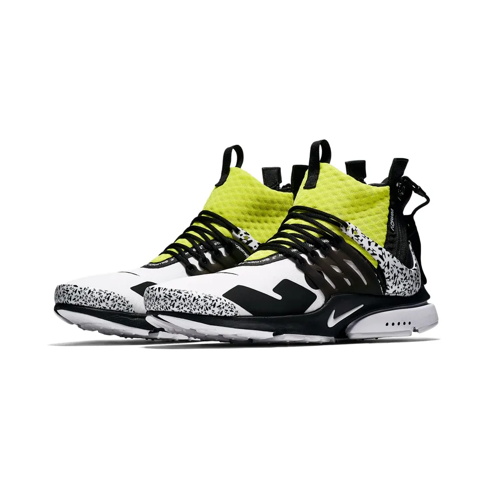 Nike x Acronym Air Presto Mid Dynamic Yellow (2018) (AH7832-100)