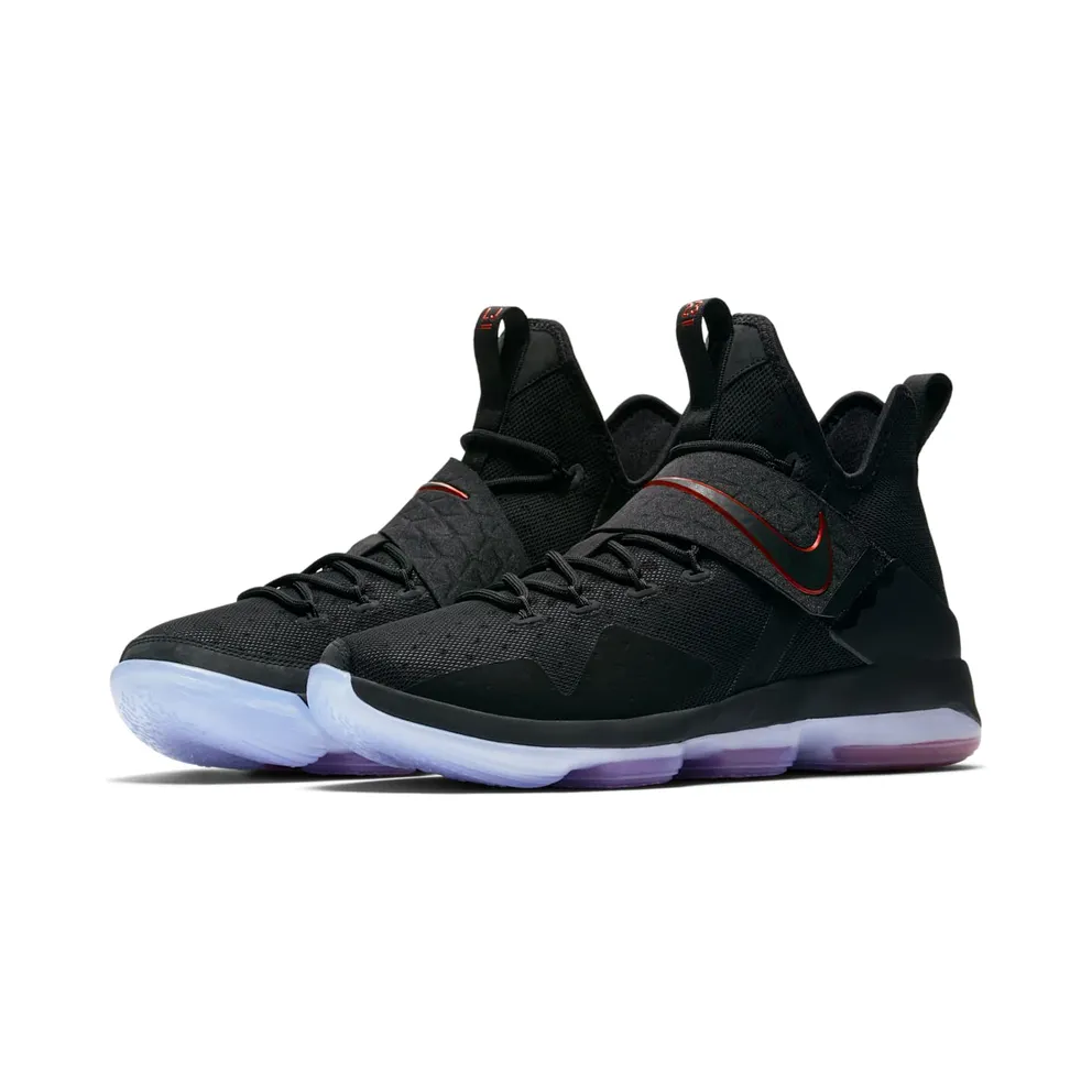 Nike LeBron 14 Bred Black/Black-University Red (852405-004)