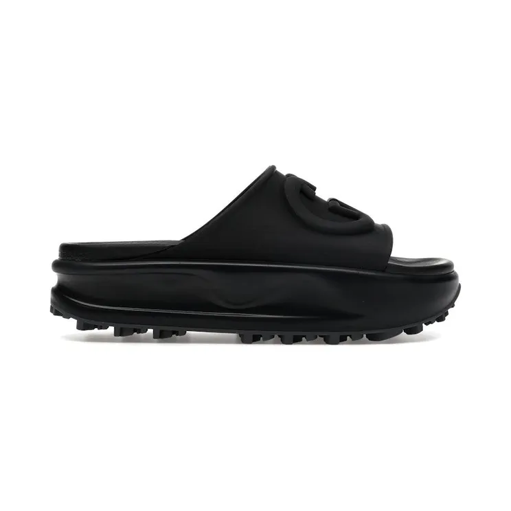 Gucci GG Oversize Slide Sandal Interlocking G Black (692845 JF000 1000)