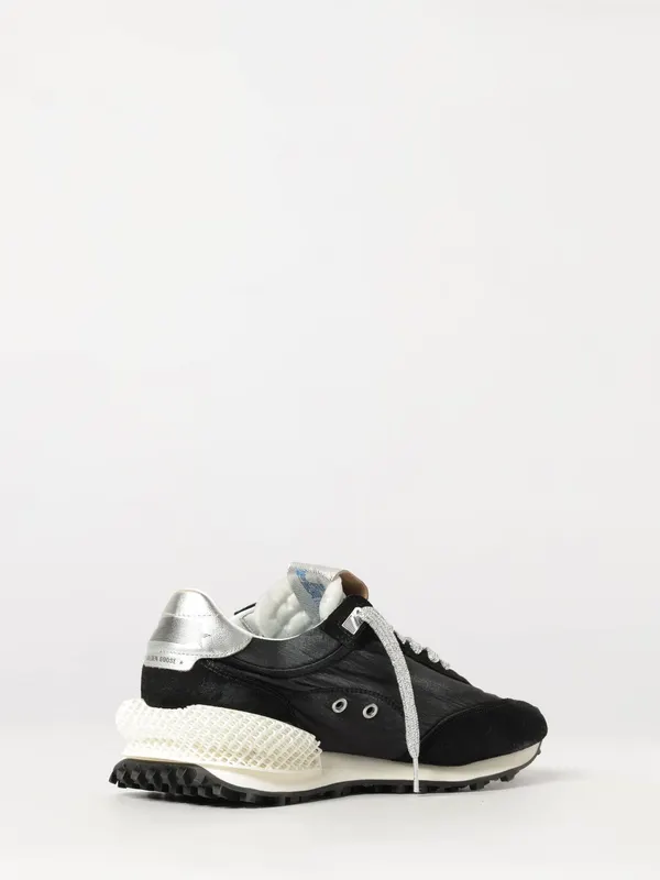 Golden goose Marathon Distressed Effect Nylon and Leather Sneakers Black (GMF00684F00567590179) (2)