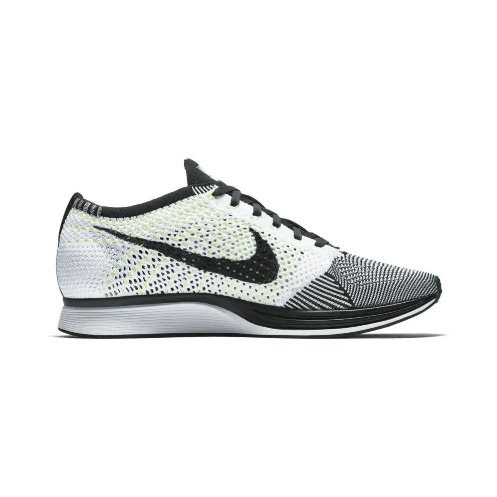 Nike Flyknit Racer Orca Black White Volt (526628-011)