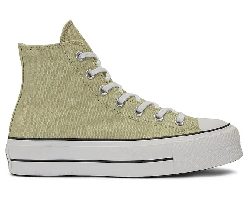 Converse Chuck Taylor All Star Lift Platform Seasonal Color Olive Aura White (A03386F)