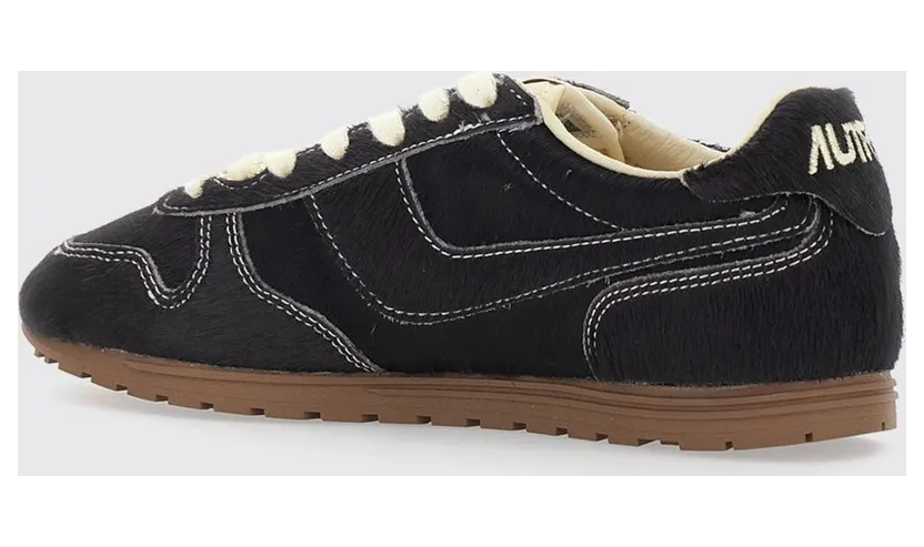 Autry Windspin Low-Top Sneakers in Pony-Effect Leather Brown (WSLWBN01) (2)