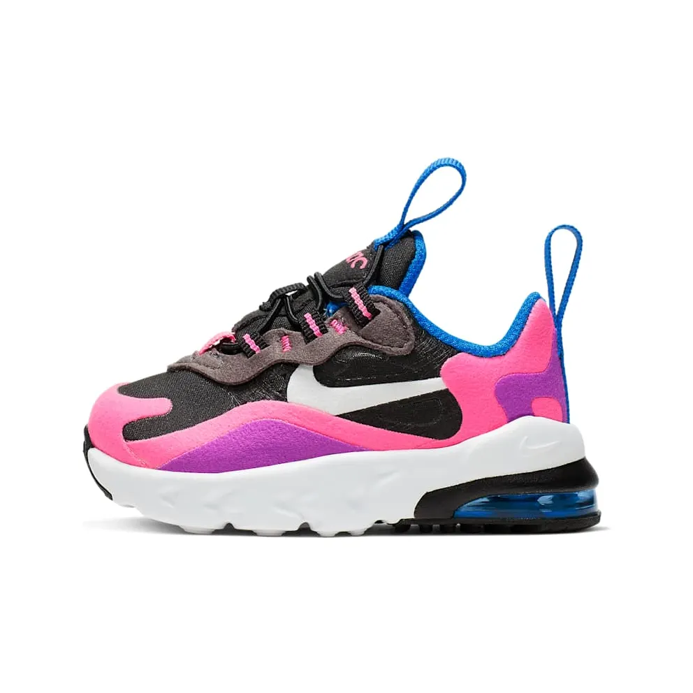 Nike Air Max 270 React Black Hyper Pink Vivid Purple (TD)